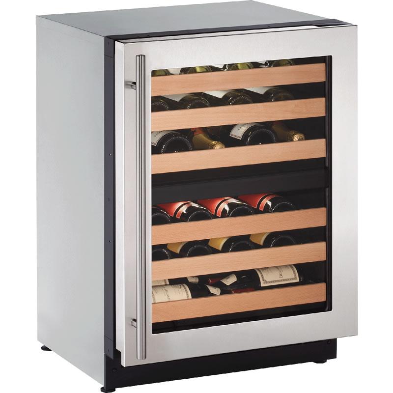 U2224ZWCS00B U-Line 43-bottle Freestanding Wine Cooler - Main Image