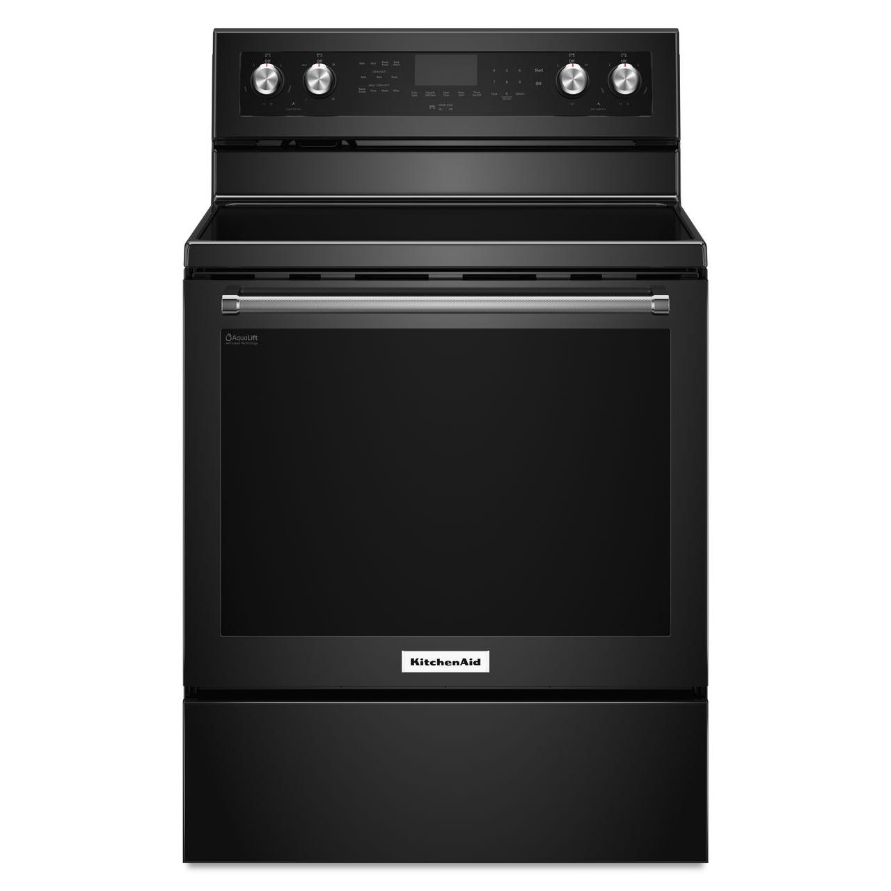 KitchenAid True Convection Range (YKFEG500EBS) - Black Stainless KitchenAid True Convection Range (YKFEG500EBS) - Black Stainless