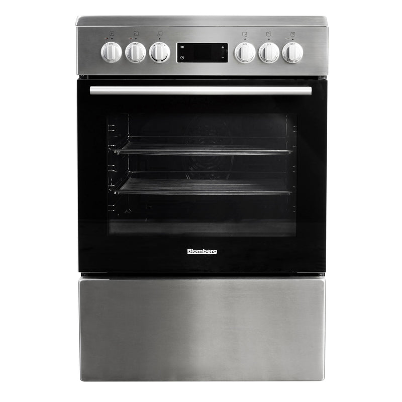Blomberg 24-inch Freestanding Electric Range with True European Convection BERC24102SS IMAGE 1