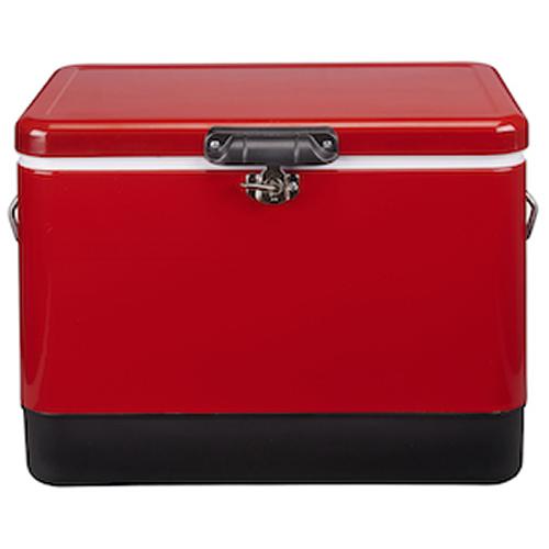 Retro Cooler Coolers and Accessories Coolers RTO54 Red Retro Camper IMAGE 1