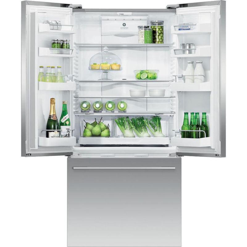 Fisher & Paykel 32-inch, 16.9 cu. ft. Counter-Depth French 3-Door Refrigerator RF170ADUSX4 N IMAGE 2