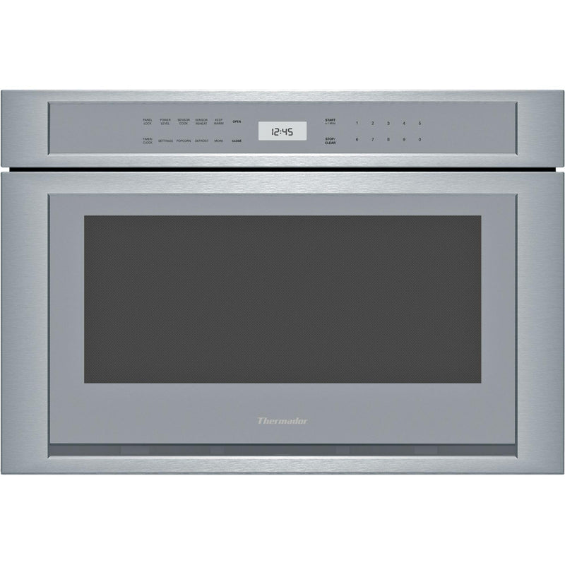 Thermador 24-inch, 1.2 cu.ft. Built-in Drawer Microwave with 10 Cooking Modes MD24WS IMAGE 1