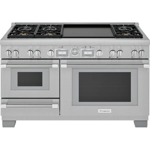 Thermador 60-inch Freestanding Dual-Fuel Range with ExtraLow® Burners PRD606WESG IMAGE 1