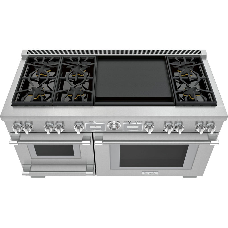 Thermador 60-inch Freestanding Dual-Fuel Range with ExtraLow® Burners PRD606WESG IMAGE 2