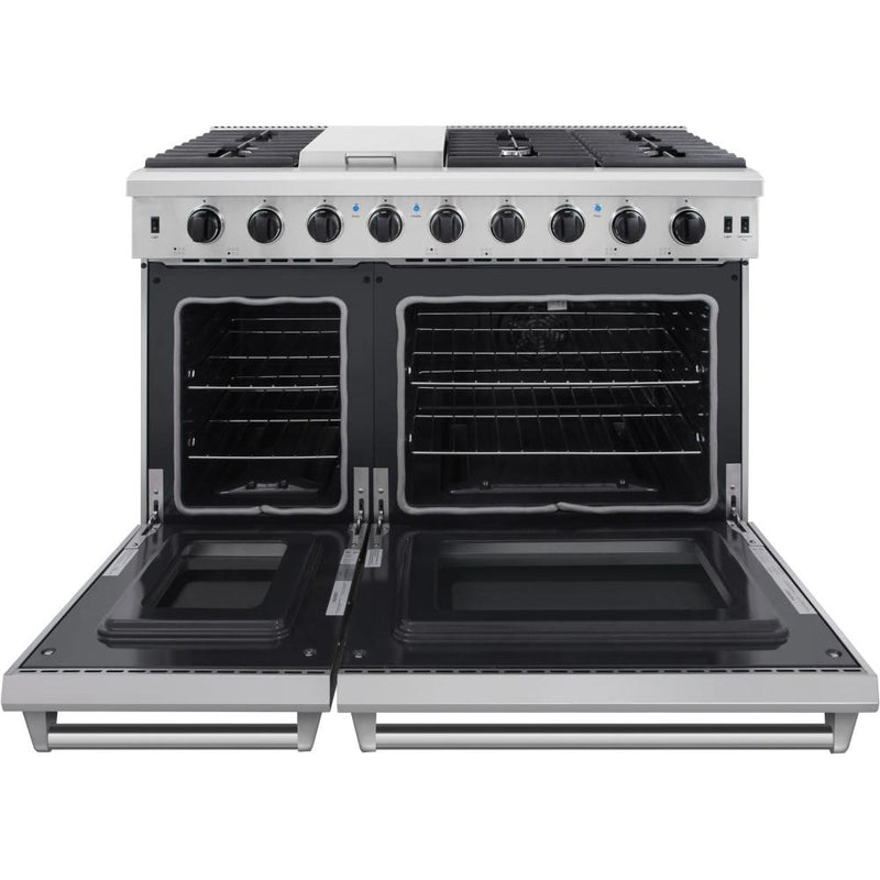 Thor Kitchen 48-inch Freestanding Gas Range with Griddle LRG4807U IMAGE 6