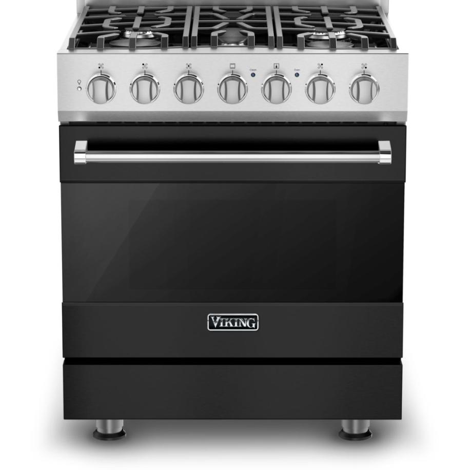 RVGR33025BCS Viking 30inch Freestanding Gas Range with ProFlow