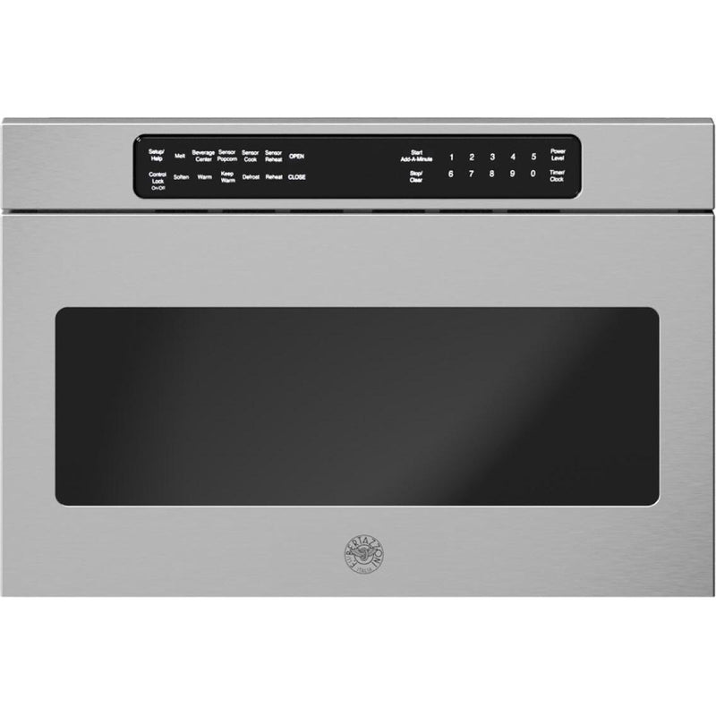 Bertazzoni 24-inch, 1.2 cu.ft. Built-in Microwave Drawer with LCD Display MD24X IMAGE 1