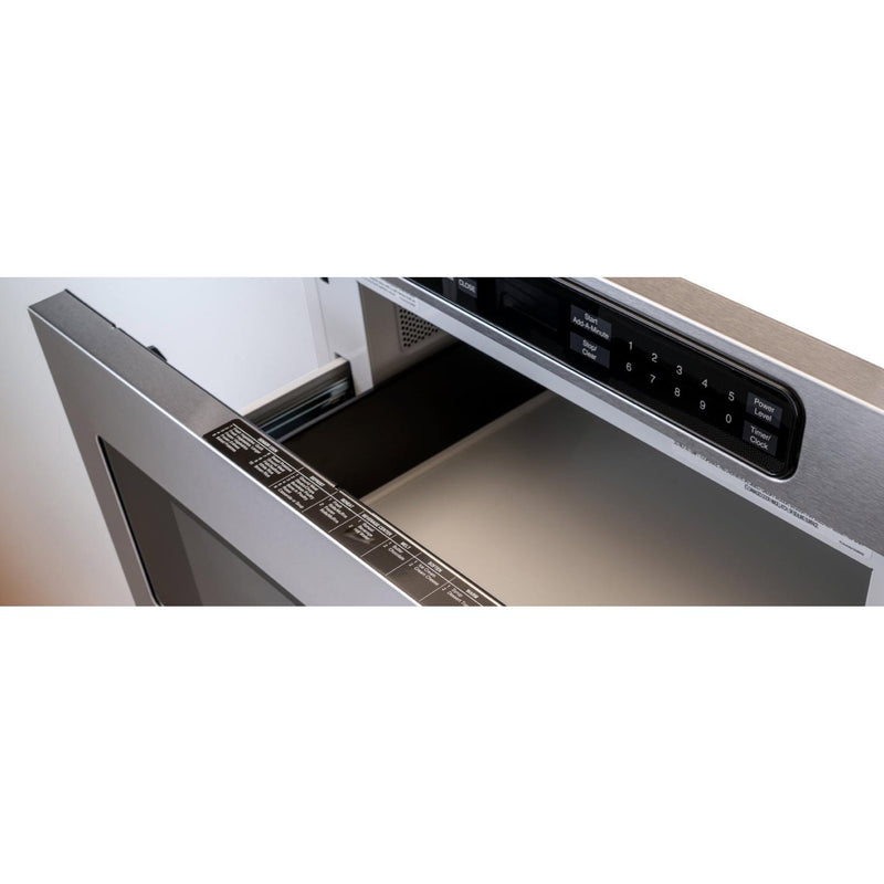 Bertazzoni 24-inch, 1.2 cu.ft. Built-in Microwave Drawer with LCD Display MD24X IMAGE 3