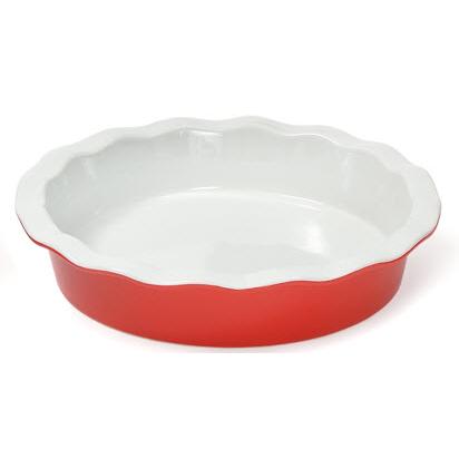 Sara Cucina 26.5 cm Pie Dish Z11028-RED IMAGE 1