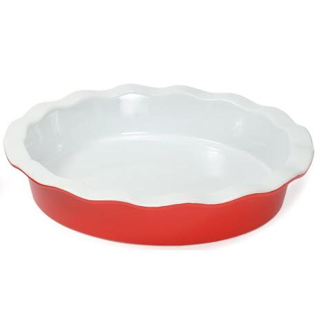 Sara Cucina 30.5 cm Pie Dish Z11029-RED IMAGE 1