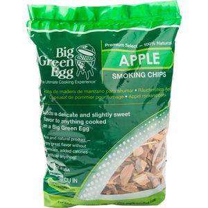 Big Green Egg Premium Kiln Dried Apple Wood Smoking Chips 2.9L 113962 IMAGE 1