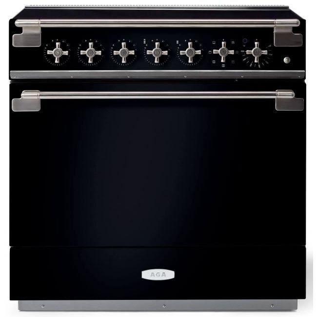 AGA 36-inch Freestanding Induction Range with True European Convection AEL361INMBL IMAGE 1