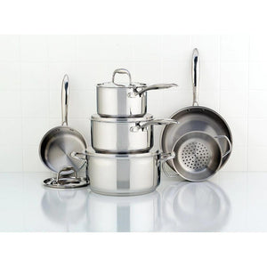 Meyer Accolade Stainless Steel Cookware Set, 10-Piece 2201-10-00 IMAGE 1