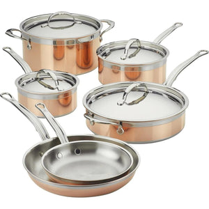 Hestan CopperBond Induction Ultimate Cookware Set 10-Piece 31592 IMAGE 1