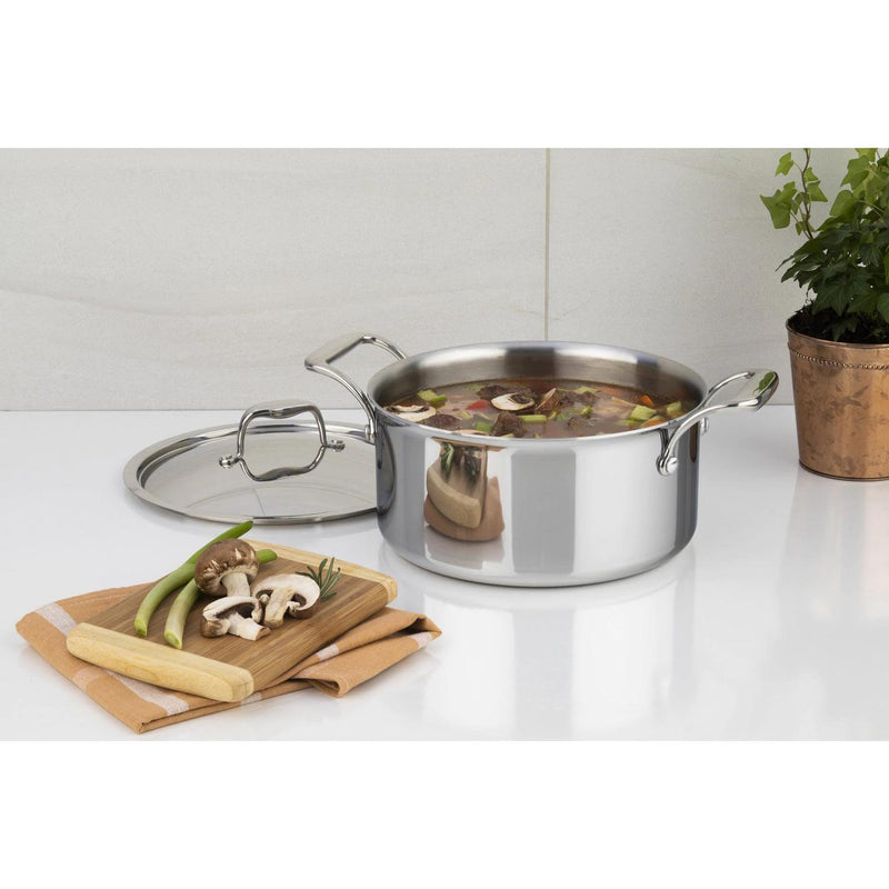 Meyer SuperSteel Tri-Ply Clad Stainless Steel 9L Dutch Oven with Cover 3507-28-09 IMAGE 5