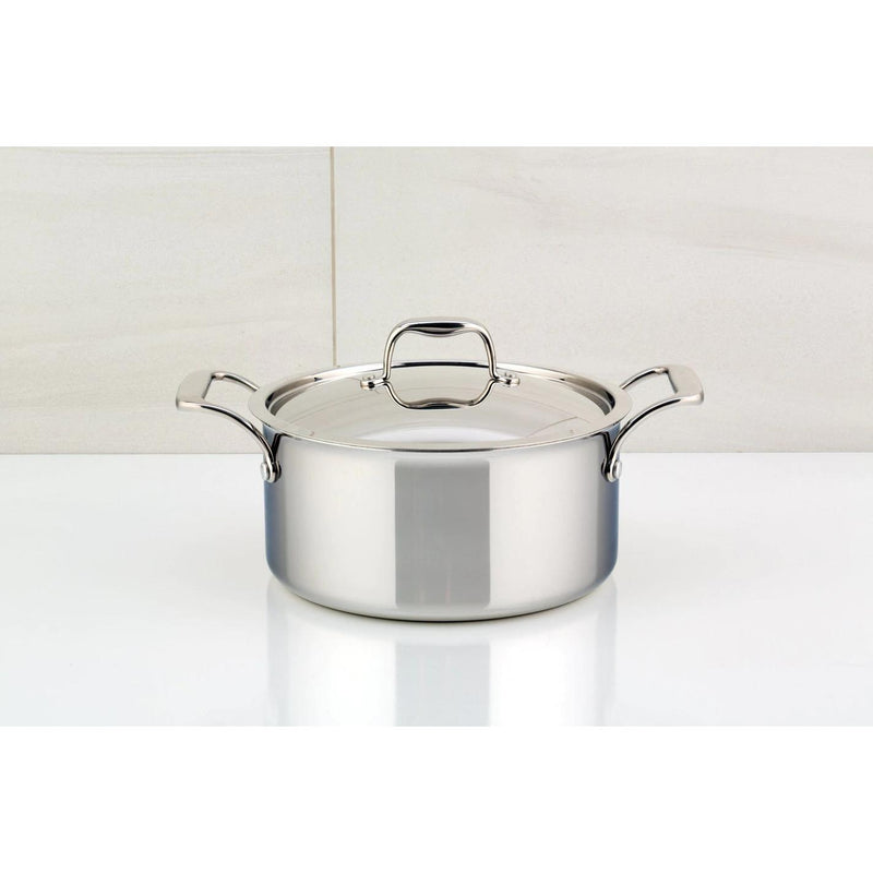 Meyer SuperSteel Tri-Ply Clad Stainless Steel 9L Dutch Oven with Cover 3507-28-09 IMAGE 6