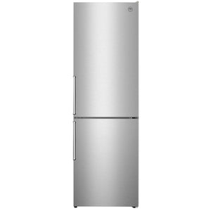 Bertazzoni 24-inch, 10.8 cu.ft. Freestanding Bottom Freezer Refrigerator with No-Frost System REF24BMFXNV IMAGE 1