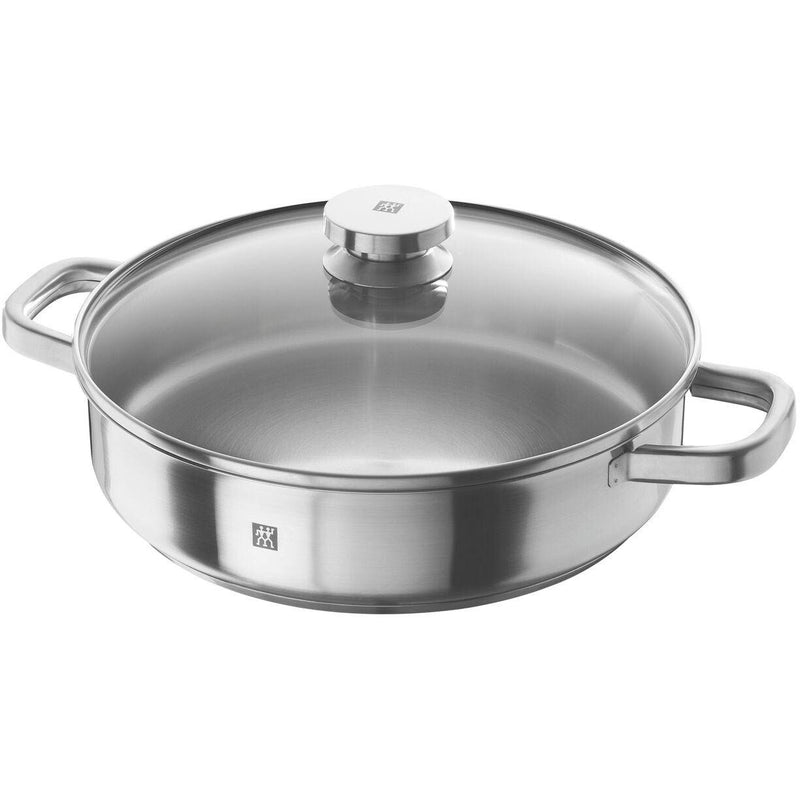 Zwilling Joy 4.25l Round Double Handled Saute Pan With Lid 64057-282 IMAGE 1