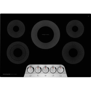 Frigidaire Gallery 30-inch Built-in Electric Cooktop GCCE3070AS IMAGE 1