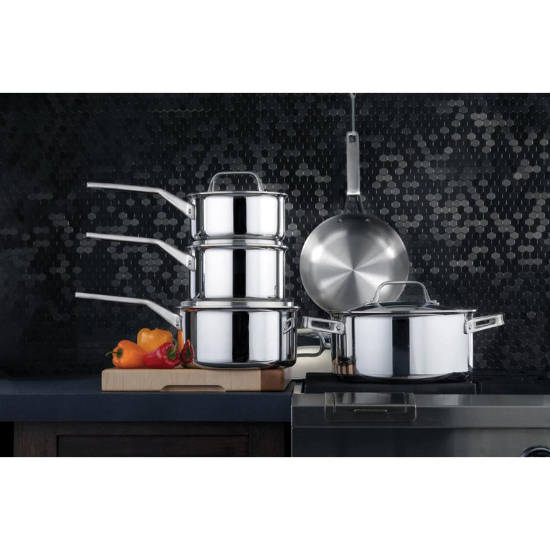Meyer ProClad 5-Ply Aluminum Core Stainless Steel Cookware Set, 10pc 38011000 IMAGE 1