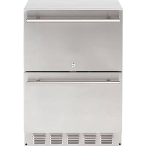 Sapphire 24-inch Outdoor Drawer Refrigerator with Factory-Installed Lock SRD24OD IMAGE 1
