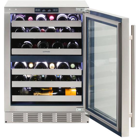 Sapphire 43-Bottle Wine Cooler with Dual Zones SW24DZPR IMAGE 2