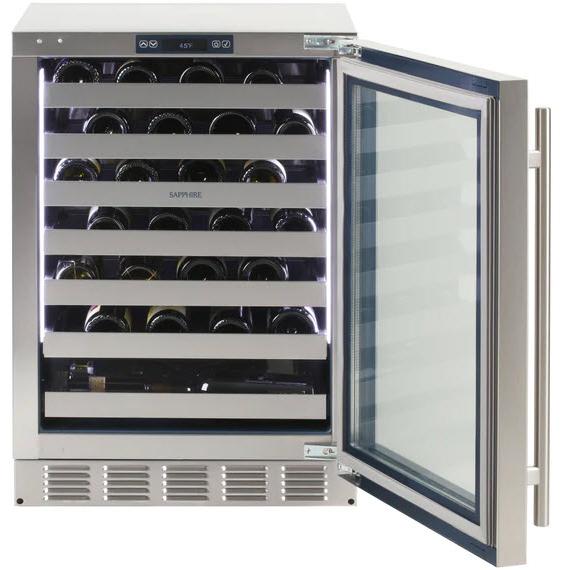 Sapphire 51-Bottle Wine Cooler with Single Zones SW24SZSS IMAGE 2