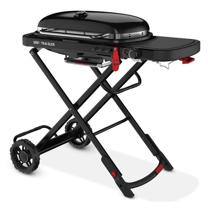 Weber Traveler Portable Gas Grill Stealth Edition 9013001 IMAGE 2