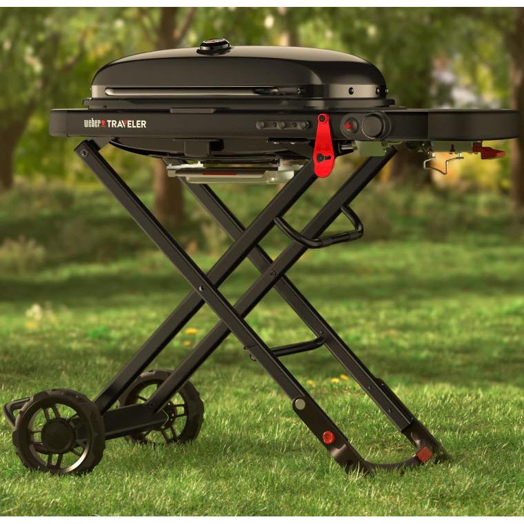 Weber Traveler Portable Gas Grill Stealth Edition 9013001 IMAGE 4