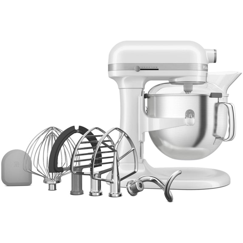 KitchenAid 7 Quart Bowl-Lift Stand Mixer with Redesigned Premium Touchpoints KSM70SNDXWH IMAGE 2
