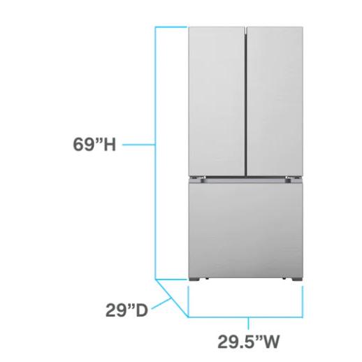 Avanti 29.5-inch, 17.5 cu. ft. Freestanding French 3-Door Refrigerator FFFDS175L3S IMAGE 20