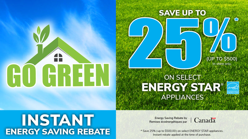 Save up to 25% on Energy Star Appliances now at TA Appliances