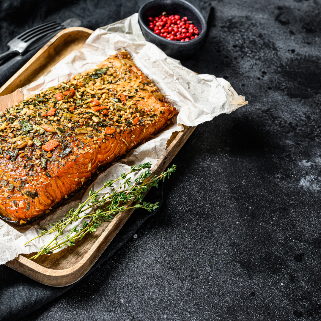 Smoked salmon on a Broil King pellet grill