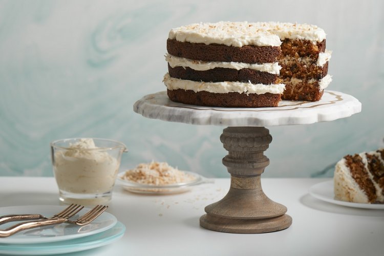KitchenAid Recipe:  THREE-LAYER CARROT CAKE WITH CREAM CHEESE FROSTING