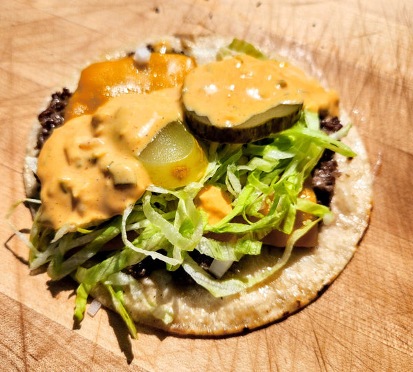 Fast Food Favs -  Not-A-Mac Smash Tacos Recipe