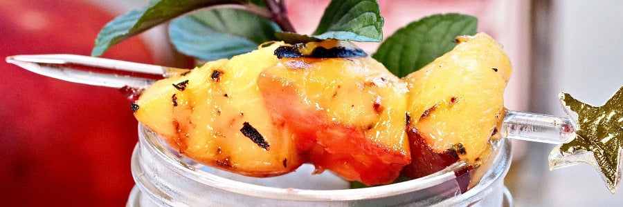 GRILLED NECTARINE &amp; BOURBON PATIO PUNCH