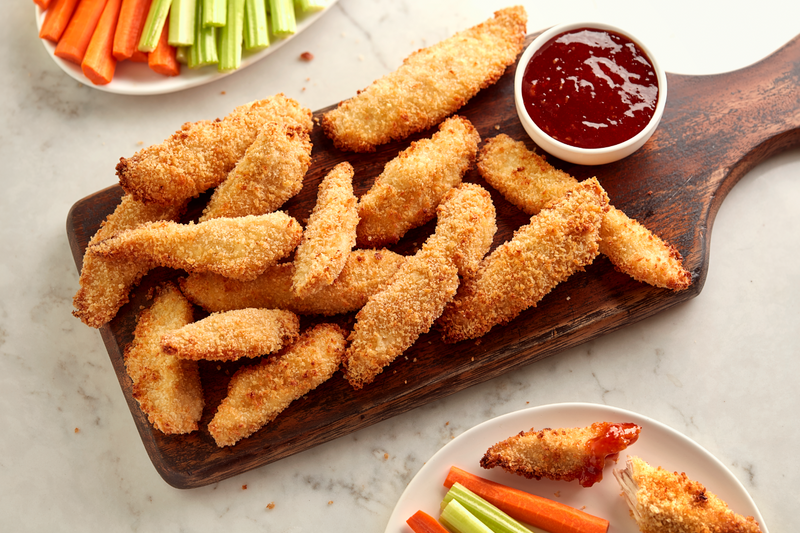 Frigidaire Air Fry Recipe: Panko Crusted Chicken Tenders with Honey BBQ Sauce