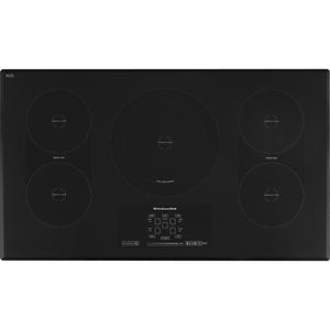 KitchenAid 36-inch Built-In Induction Cooktop KICU569XBL IMAGE 1