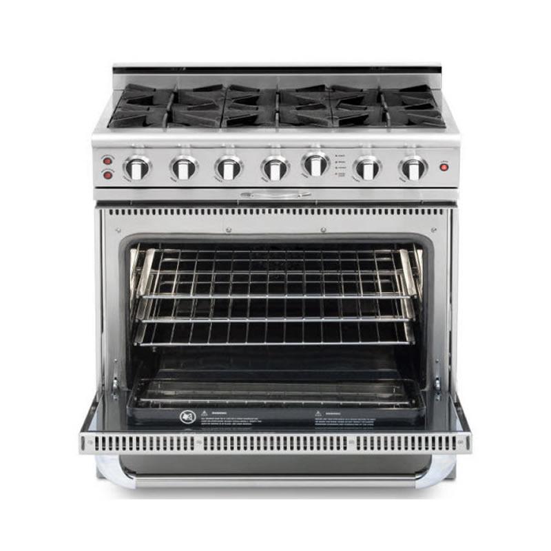 Capital 36-inch Freestanding Gas Range CGSR366-N IMAGE 3