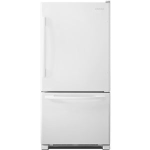 Amana 33in 22cu.ft. Bottom Mount Freezer Refrigerator ABB2224BRW IMAGE 1