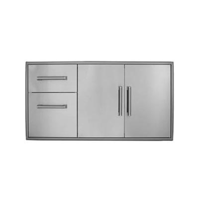 Coyote Outdoor Kitchen 2 Drawer & Double Access Door Cabinet CCD-2DC IMAGE 1
