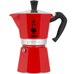 Bialetti Moka Express Red - 6 Cup 18395