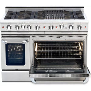 Capital 48-inch Freestanding Gas Range CGSR484B2-N IMAGE 1