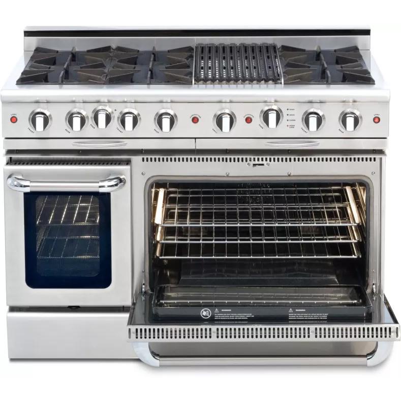 Capital 48-inch Freestanding Gas Range CGSR484B2-N IMAGE 1