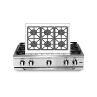Capital 36-inch Gas Rangetop GRT366-L IMAGE 2