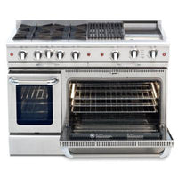 Capital 48-inch Freestanding Gas Range CGSR484B2-L IMAGE 1