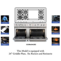 Capital 60-inch Freestanding Gas Range CGSR604GG2-N IMAGE 2