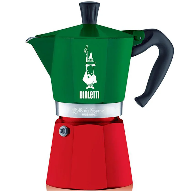 Bialetti Moka Express Tricolor - 6 Cup 18944