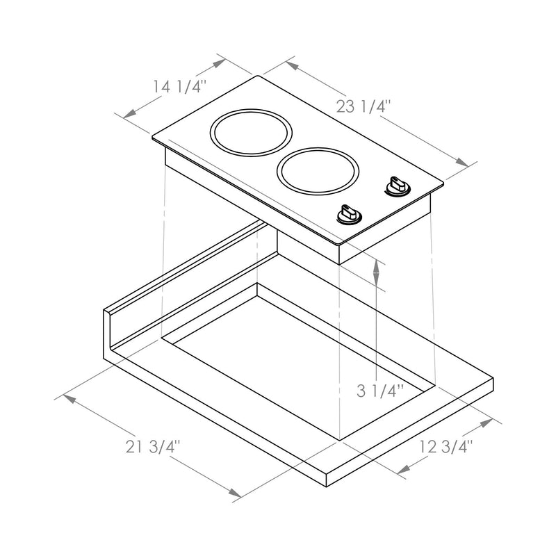 Kenyon 14-inch Built-in Cooktop B41510 IMAGE 3
