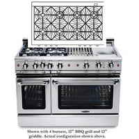 Capital 48-inch Freestanding Dual-Fuel Range COB488-N IMAGE 1